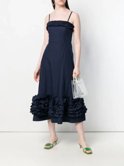 MOLLY GODDARD NAVY SUSIE DRESS - 蓝色