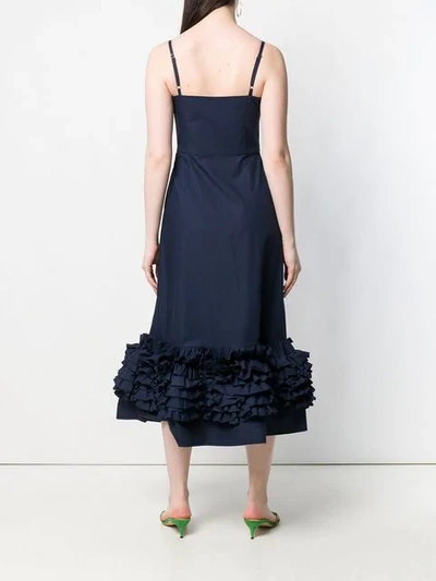 MOLLY GODDARD NAVY SUSIE DRESS - 蓝色