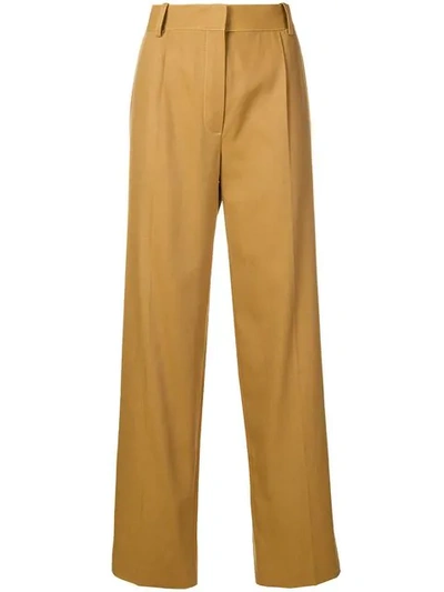 Shop The Row Thea Panama Trousers In Brown