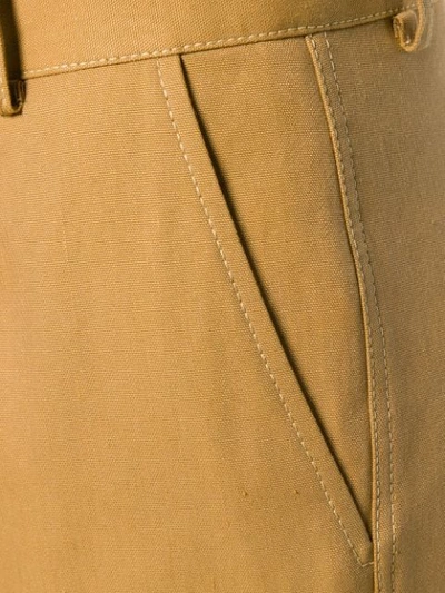 The Row Thea Panama Trousers In Brown