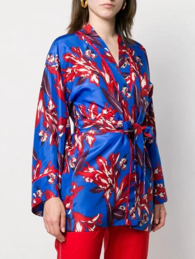 Shop P.a.r.o.s.h Kimono Style Top In Blue