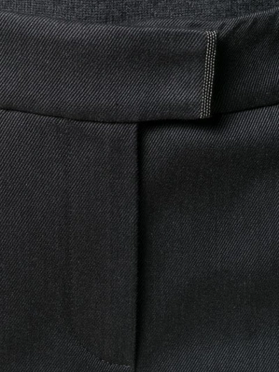 Shop Brunello Cucinelli Turn Up Hem Trousers In Ce465