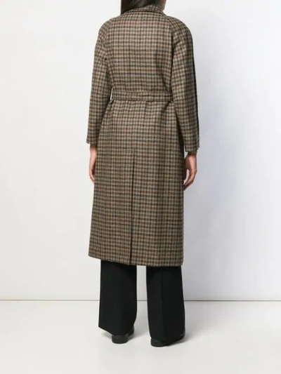 Shop Aquascutum Vintage 1990's Reversible Coat - Brown