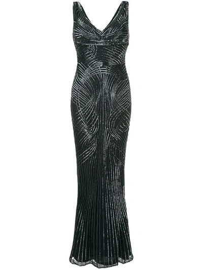 Shop Rachel Gilbert Pepe Gown In Black