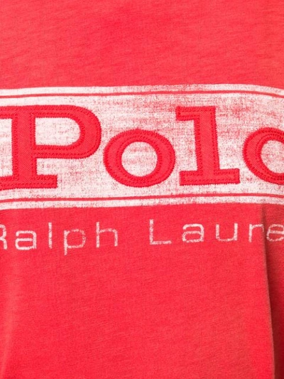Shop Polo Ralph Lauren Logo Print T In Red