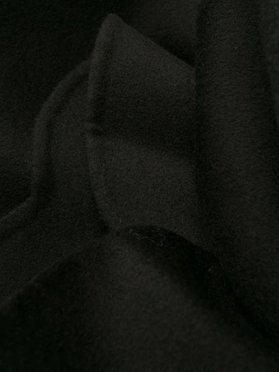 Shop Valentino Ruffle Sleeve Jacket In 0no Black