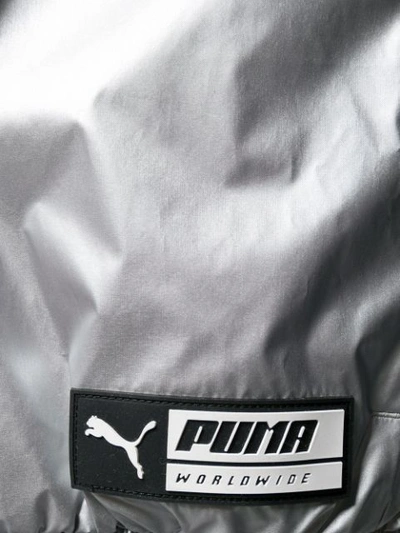 Shop Puma Metallic Track Jacket - Grey