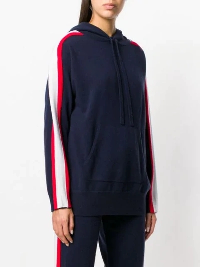 Shop Allude Hooded Jumper In Blue