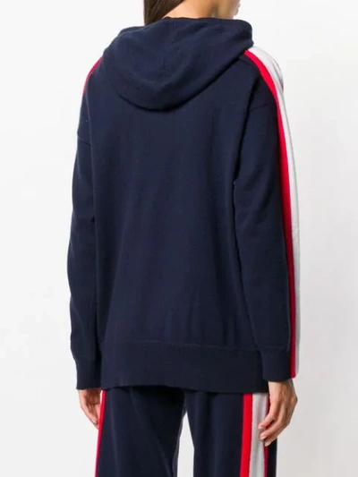 Shop Allude Hooded Jumper In Blue