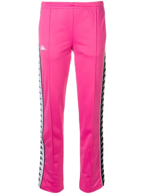 pink kappa track pants