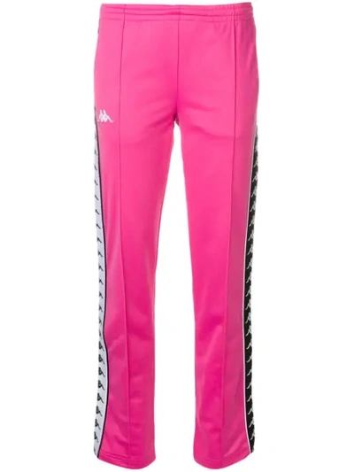 Kappa Side Logo Track Pants - Pink | ModeSens