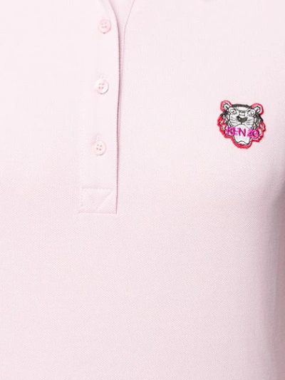 Shop Kenzo Tiger Polo Top - Pink