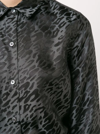 Shop Equipment Essential Leopard Print Shirt In Black