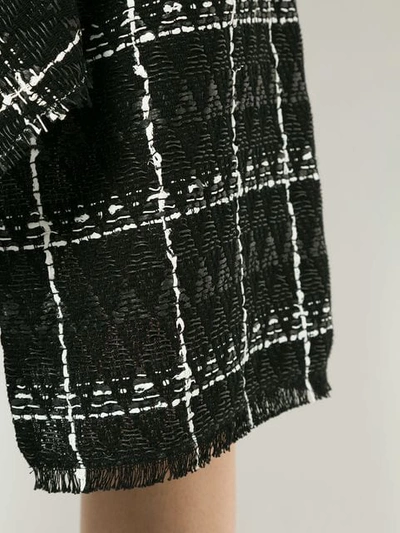 Shop Roland Mouret High Waisted Asymmetric Skirt In Black