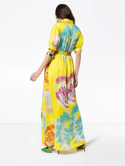 Shop All Things Mochi Parisha Collared Maxi Dress In Yellow