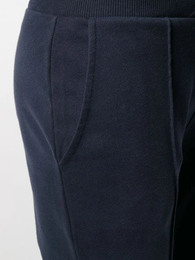 Shop Juvia Cropped Sweatpants In Blue