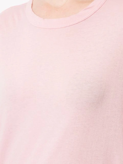 Shop Bassike Classic Wide Heritage T-shirt - Pink