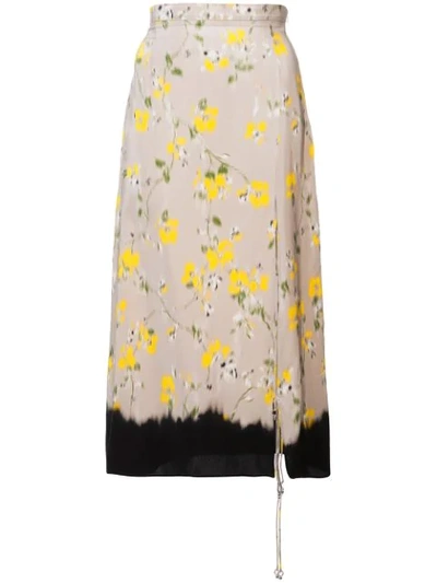 Shop Altuzarra 'felice' Skirt In Neutrals