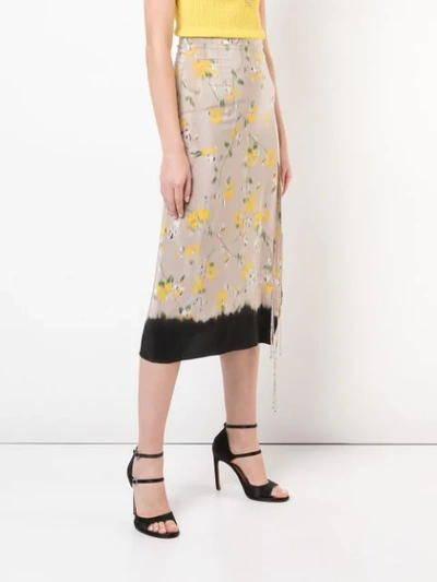 Shop Altuzarra 'felice' Skirt In Neutrals