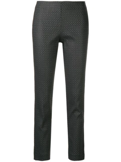 Shop Kiltie Fitted Trousers In Grey