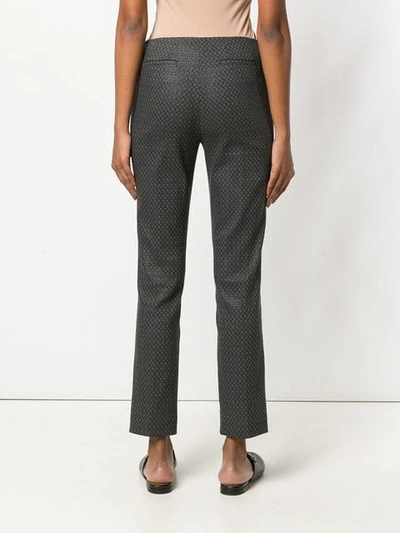 Shop Kiltie Fitted Trousers In Grey