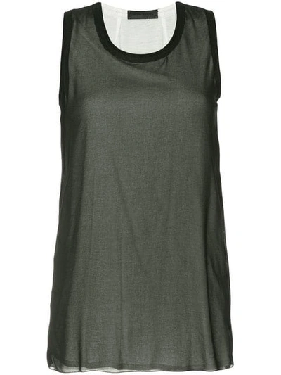 Shop Costume National Tank Top In Black