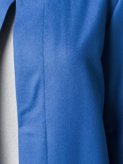 Liska Single Breasted Coat In Blue