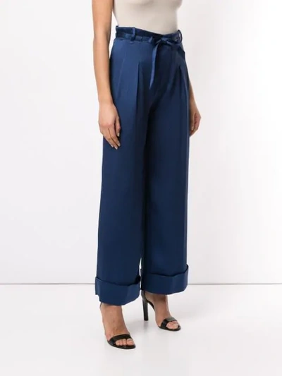 Shop Roland Mouret Perkins Wide In Blue