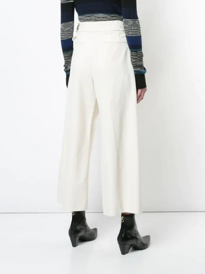 Shop Proenza Schouler Culottes In White