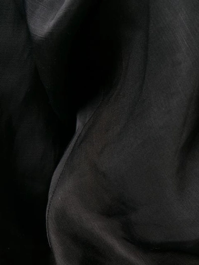 Shop Jil Sander Front Knot Pencil Dress In Black