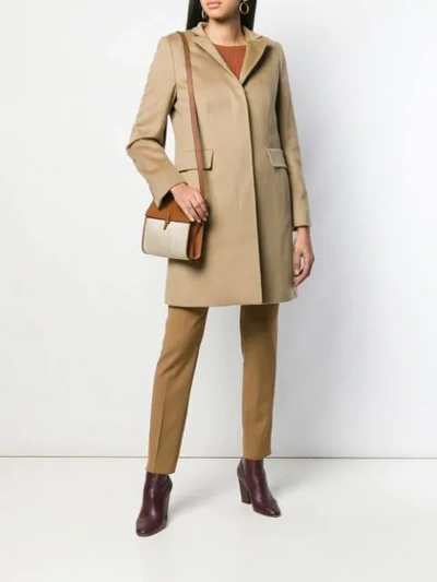 Shop Max Mara Studio Marengo Coat - Neutrals