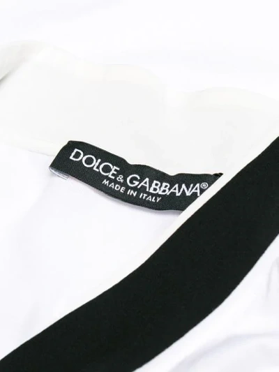 Shop Dolce & Gabbana Floral Print T-shirt - White