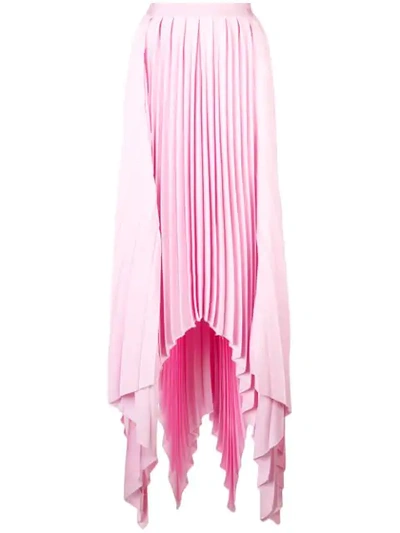 Shop Khaite The Charlotte Skirt In Pink