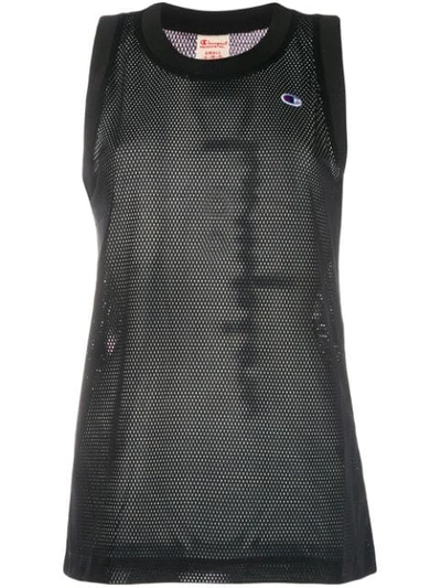 Shop Champion Mesh Tank Top - Black