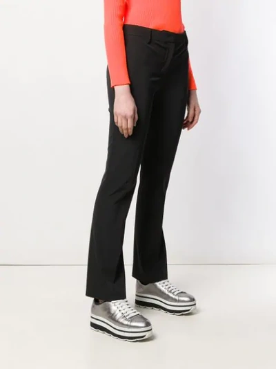 Shop Prada Straight-leg Trousers In Black