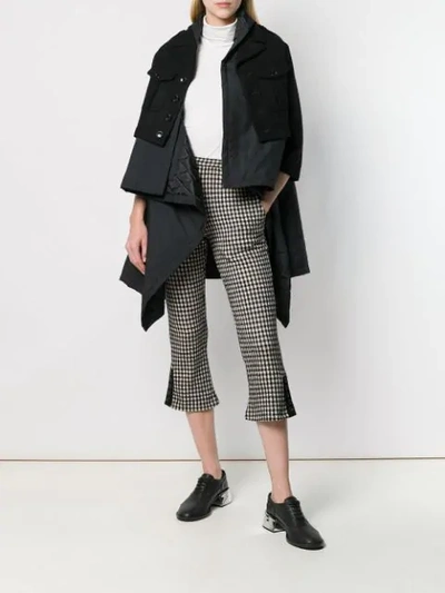 Pre-owned Comme Des Garçons Gingham Check Trousers In Black