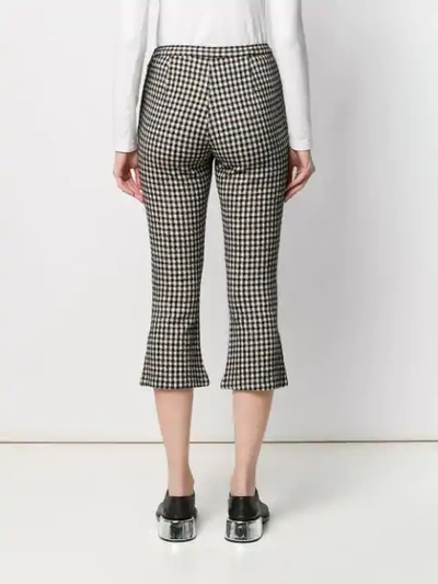 Pre-owned Comme Des Garçons Gingham Check Trousers In Black