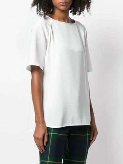 Shop Alberto Biani Oversized Fit T-shirt In White