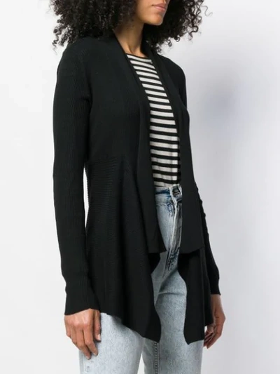 Shop Autumn Cashmere Asymmetrischer Cardigan - Schwarz In Black