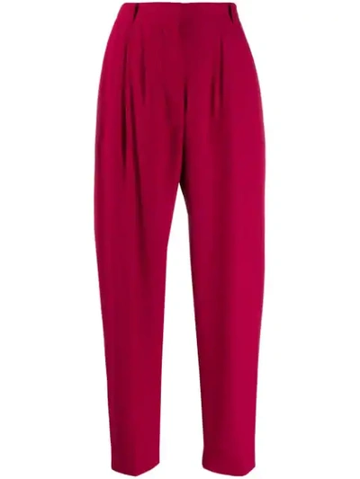 Shop Alexander Mcqueen Balloon-leg Tailored Trousers In Pink