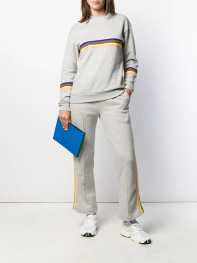 Shop Etre Cecile Elasticated Waist Trousers In Grey