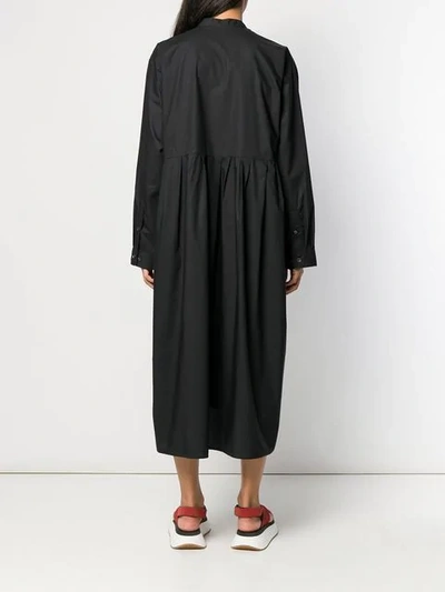 Shop Sofie D'hoore Oversized Shirt Dress In Black