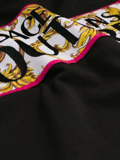 VERSACE JEANS COUTURE LOGO T-SHIRT - 黑色