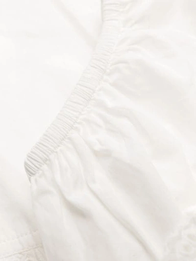 Shop Ulla Johnson Ruffled Isa Blouse In Blanc