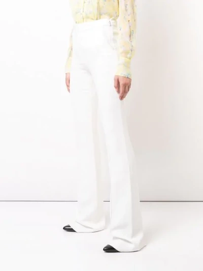 Shop Jason Wu Collection Cady Bootcut Trousers In White