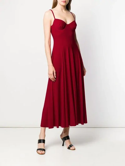 Shop Norma Kamali Elegantes Abendkleid - Rot In Red