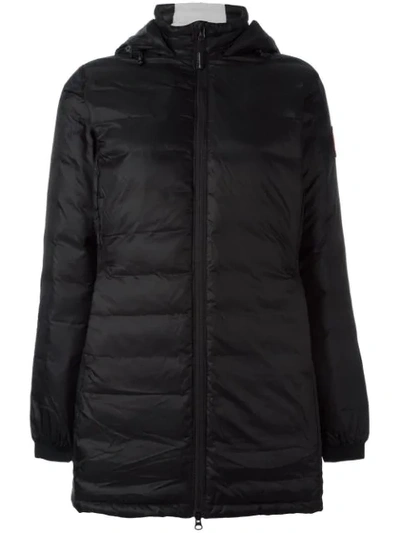 Shop Canada Goose Padded Coat In Black