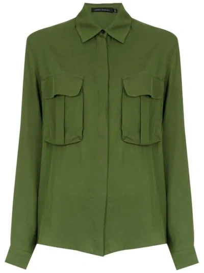 Shop Andrea Marques Loose Fit Shirt In Verde