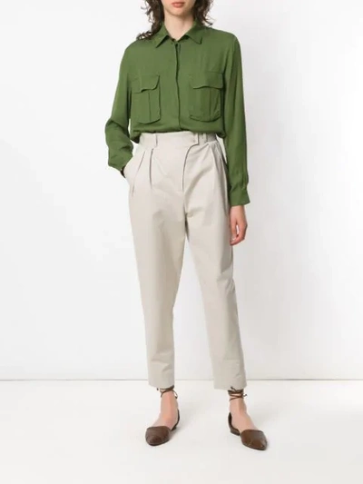 Shop Andrea Marques Loose Fit Shirt In Verde
