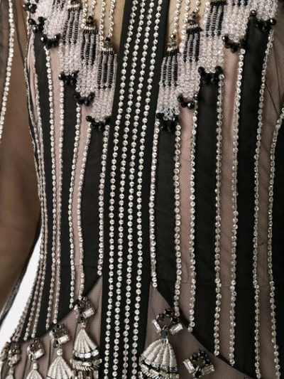 TEMPERLEY LONDON MOONLIGHT COCKTAIL DRESS - 黑色